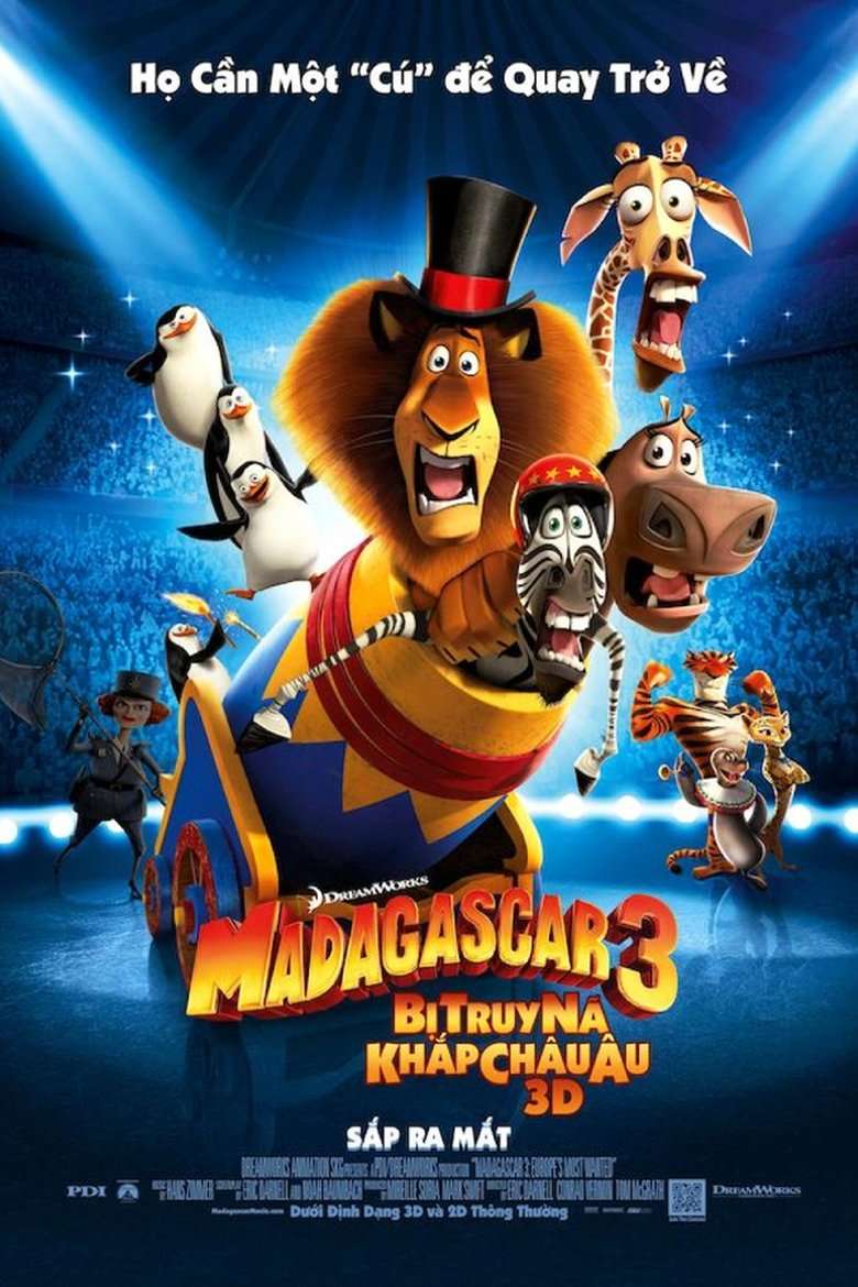 Thumber Madagascar 3: Thần Tượng Châu Âu