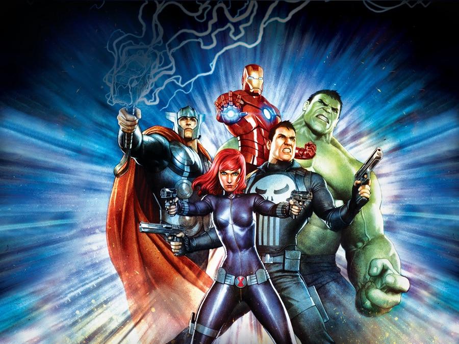 poster Biệt Đội Siêu Anh Hùng Bí Mật: Black Widow và Punisher Avengers Confidential: Black Widow &amp; Punisher