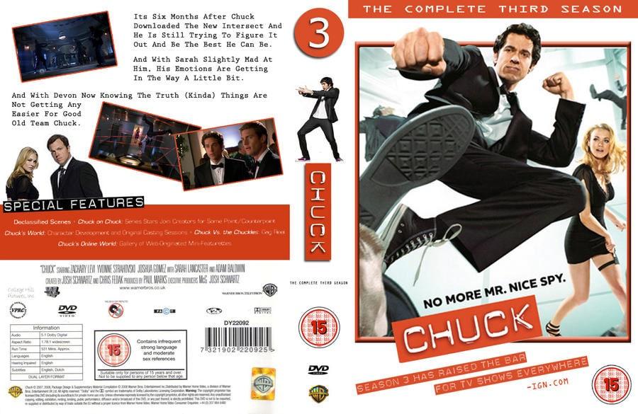 poster Điệp Viên Chuck Phần 3 Chuck (Season 3)