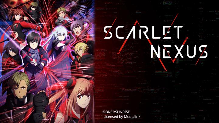 poster SCARLET NEXUS Liên Kết Rực Đỏ